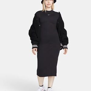 Nike Women's Black Midi Dress